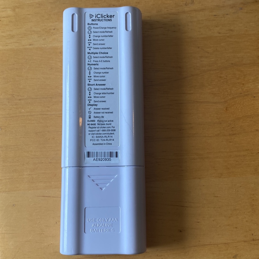 iClicker2 -Excellent new condition - Picture 4 of 4